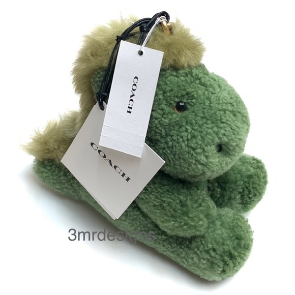 NWT COACH Shearling Rexy Fall 2025 Runway Limited Edition Keychain/Bag Charm - Picture 7 of 11